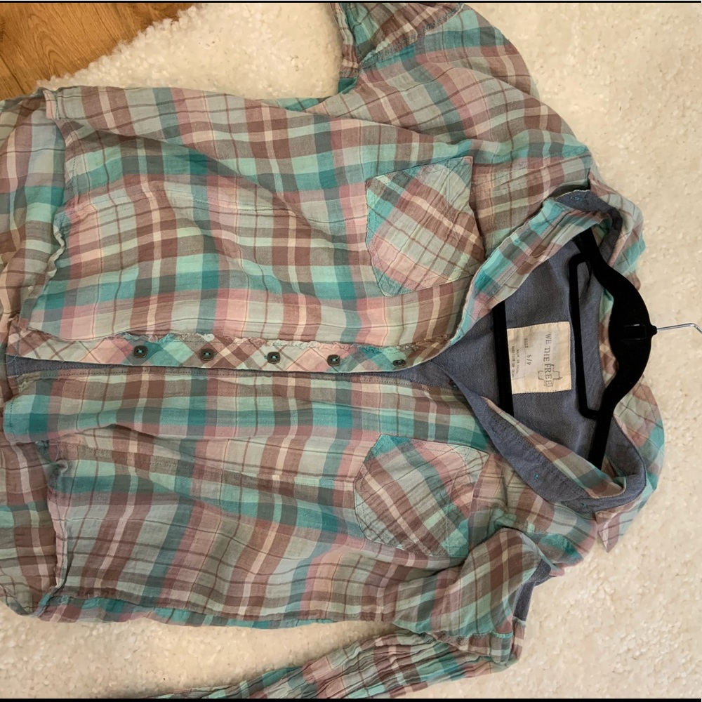 Free People button down